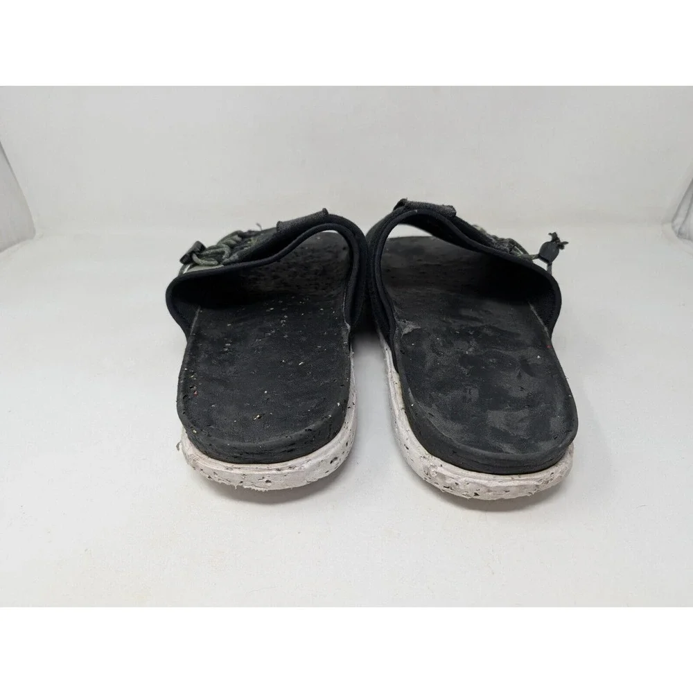 Nike Asuna Men's Size 14 Crater Slides Black Green Sandal DJ4629-002‎